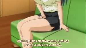 Lesbianas hentai restregándose las tetazas